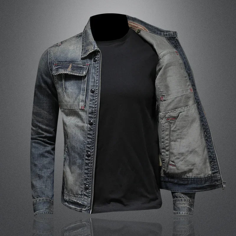 ELEGANT DENIM JACKET FOR MEN