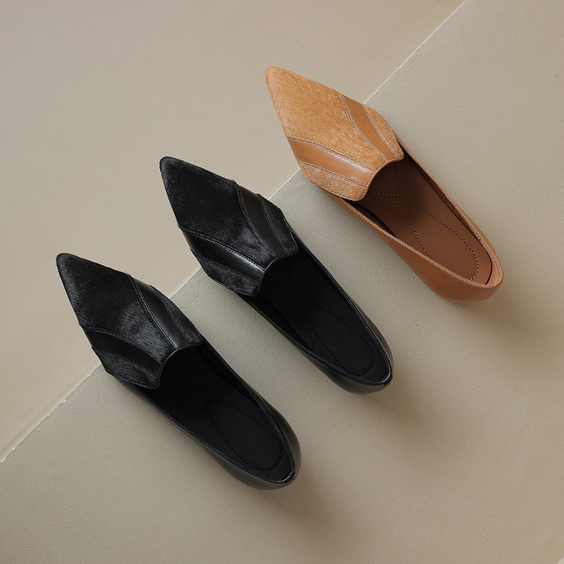 Klara Genuine Leather Flats