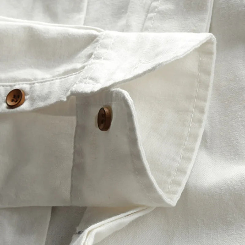 Hiro Linen-Cotton Shirt