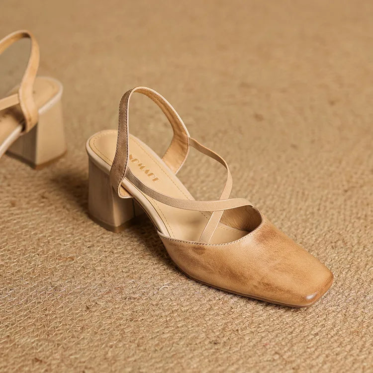Petra Genuine Leather Heels