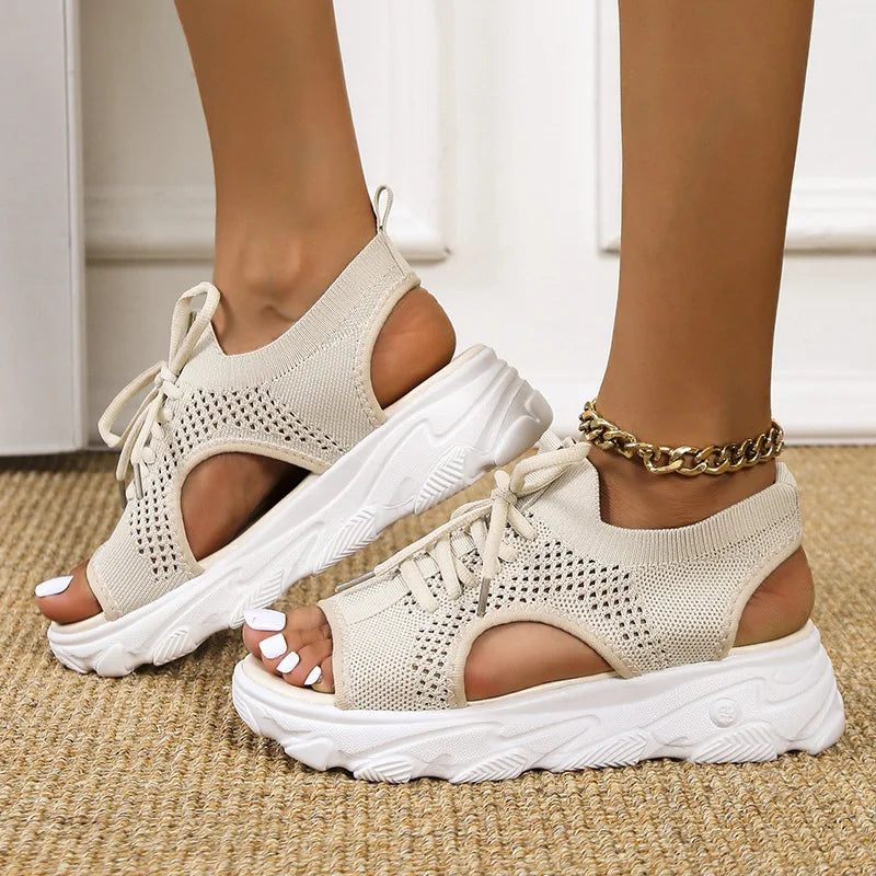 Women's Orthopedic Cushioned Sandals with Adjustable Straps and Ergonomic Support