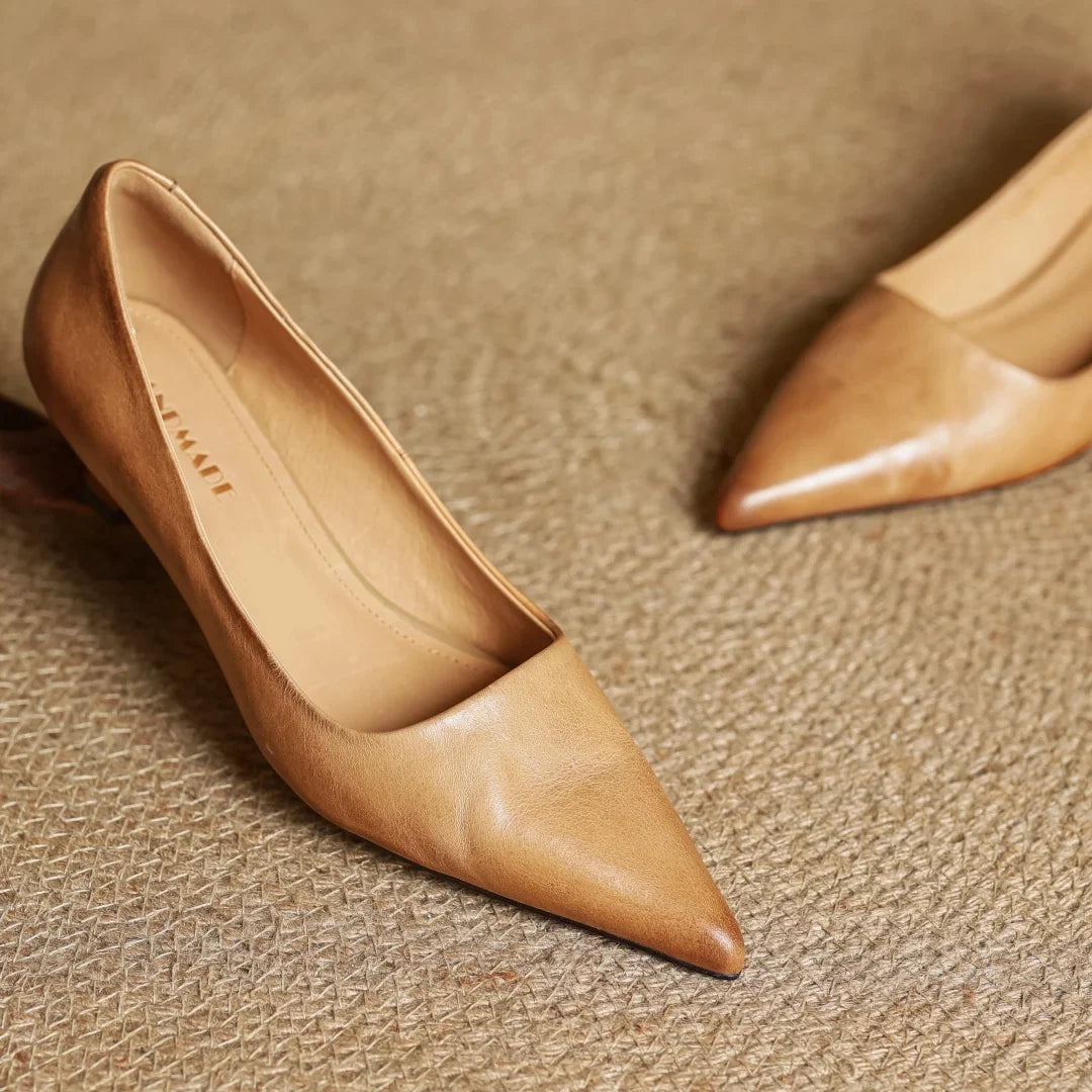 Mirelle Genuine Leather Heels