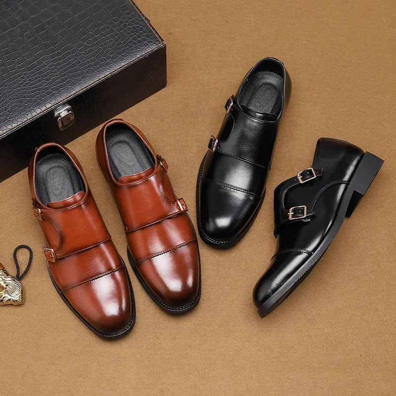 Grandeur Monk Strap Shoes