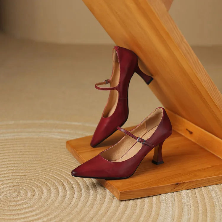 Samara Genuine Leather Heels
