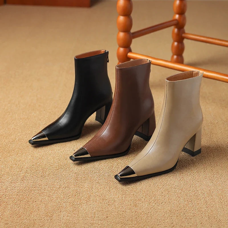 Elyth Genuine Leather Boots