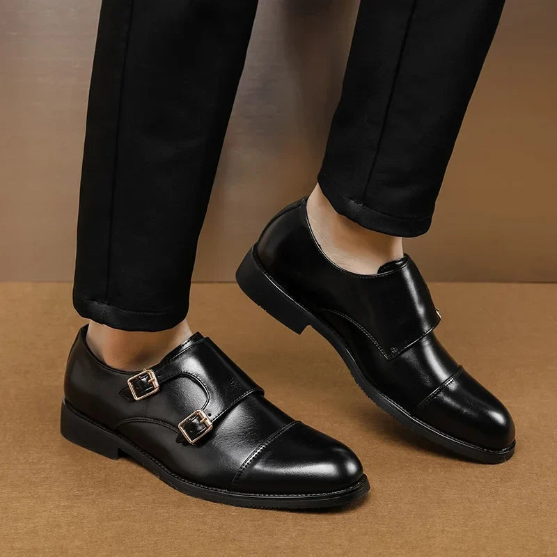 Grandeur Monk Strap Shoes