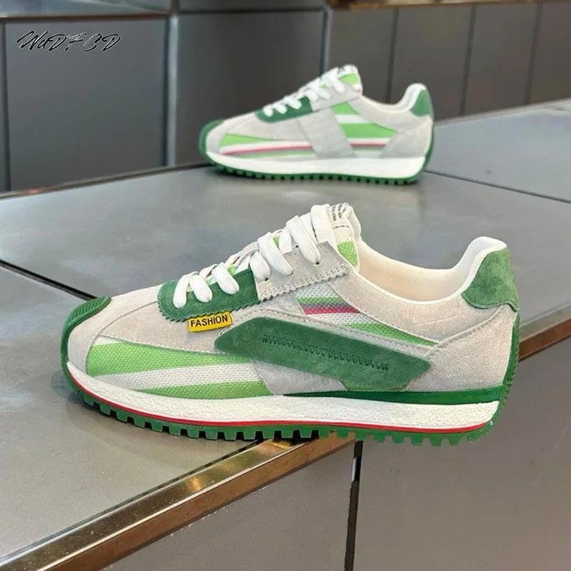 Piero | Men's Retro Sneakers with Dynamic Design