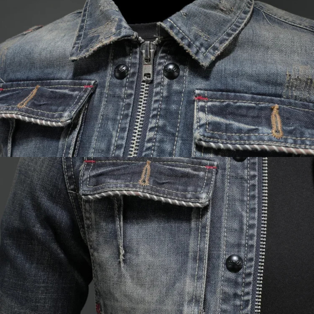 ELEGANT DENIM JACKET FOR MEN