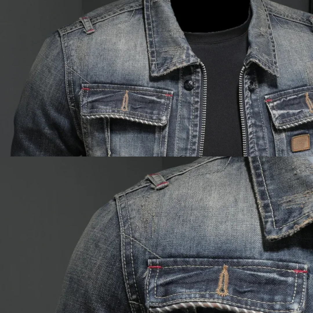 ELEGANT DENIM JACKET FOR MEN