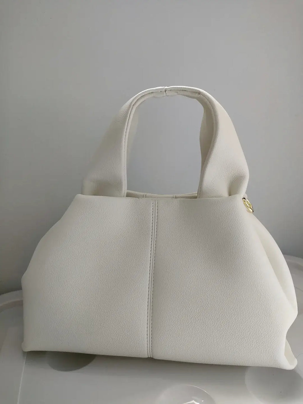 Women's Slouchy Hobo Shoulder Bag with Detachable Strap