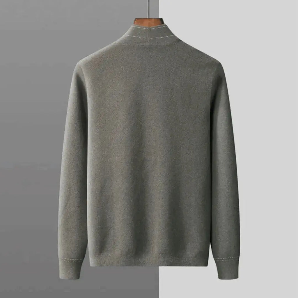 KNIT WOOL CARDIGAN FOR MEN