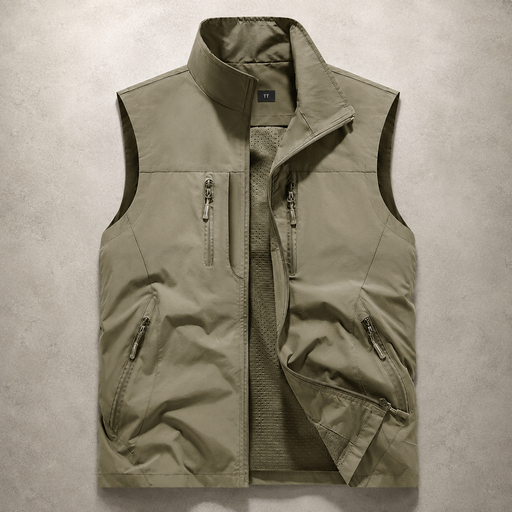 Leuven Zip Pocket Outdoor Utility Vest