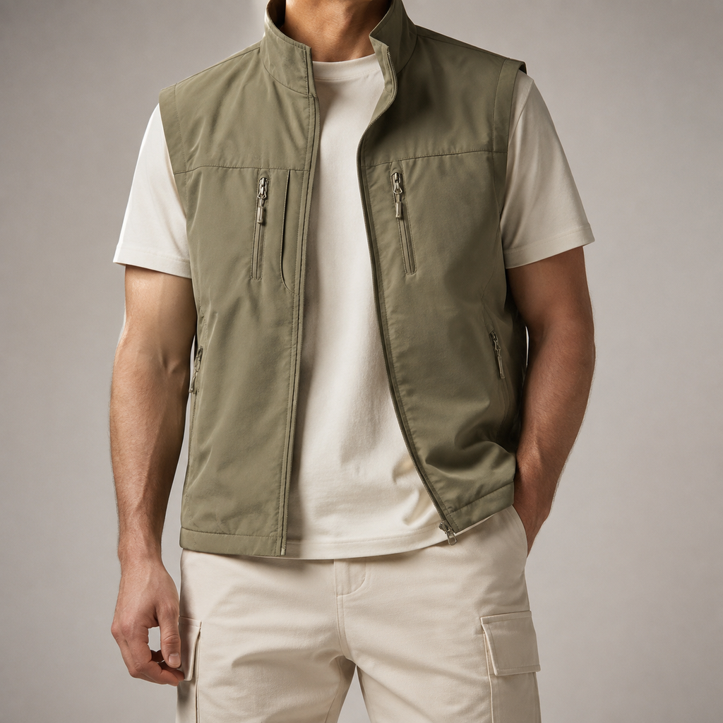 Leuven Zip Pocket Outdoor Utility Vest