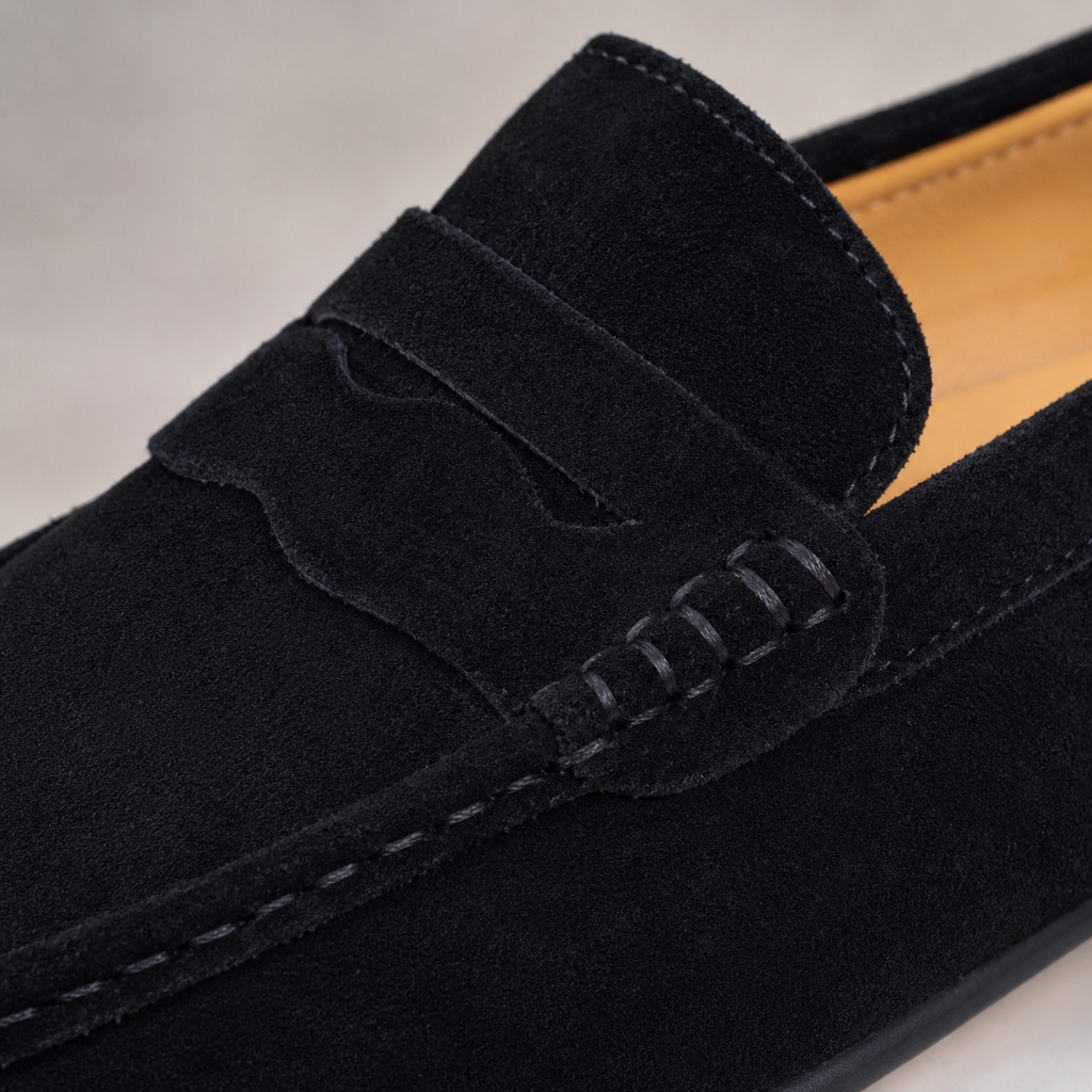 Urbino Suede Penny Driving Loafer