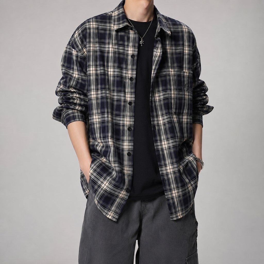 Salcombe Oversized Plaid Shirt