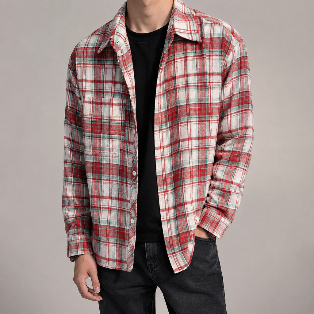 Padstow Brushed Plaid Flannel Shirt