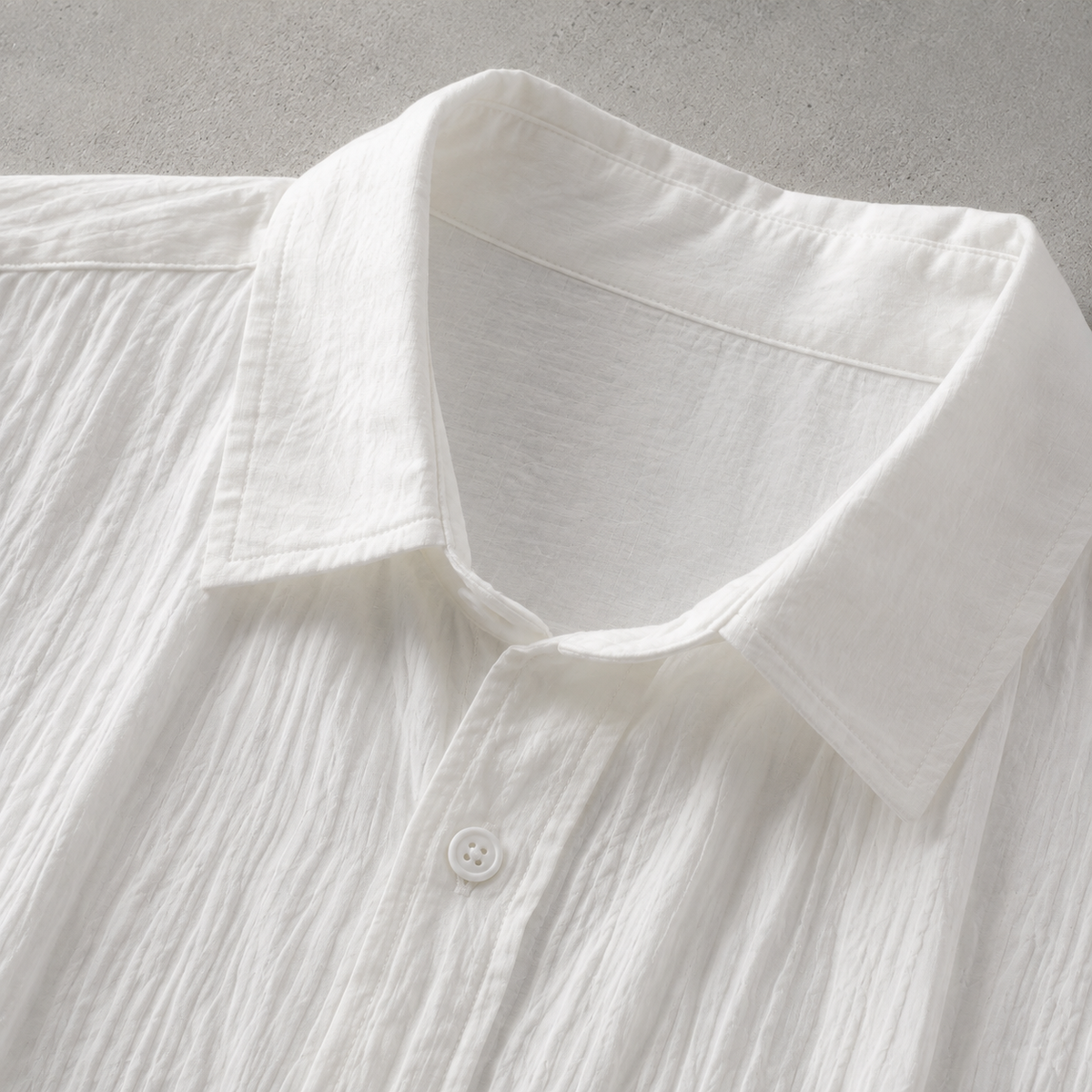 Girona Crinkle Texture Short Sleeve Shirt