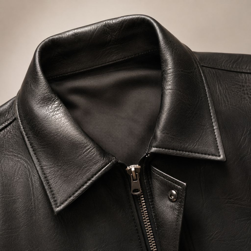 Alicante Boxy Faux Leather Jacket