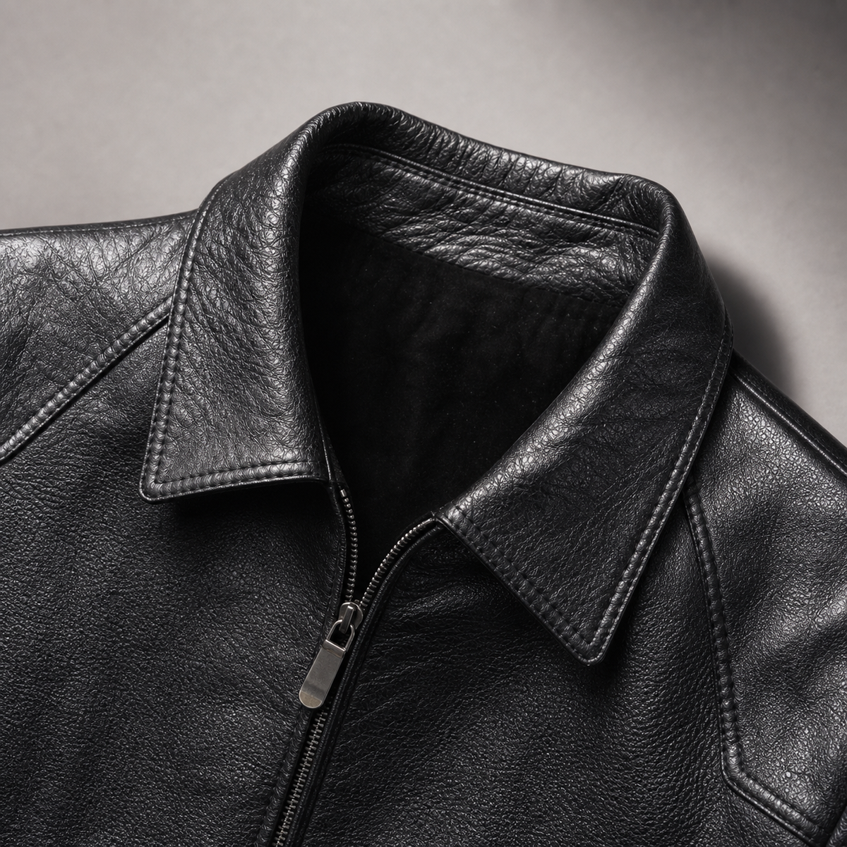 Coimbra Panelled Slim Faux Leather Jacket