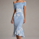Sky Blue Floral
