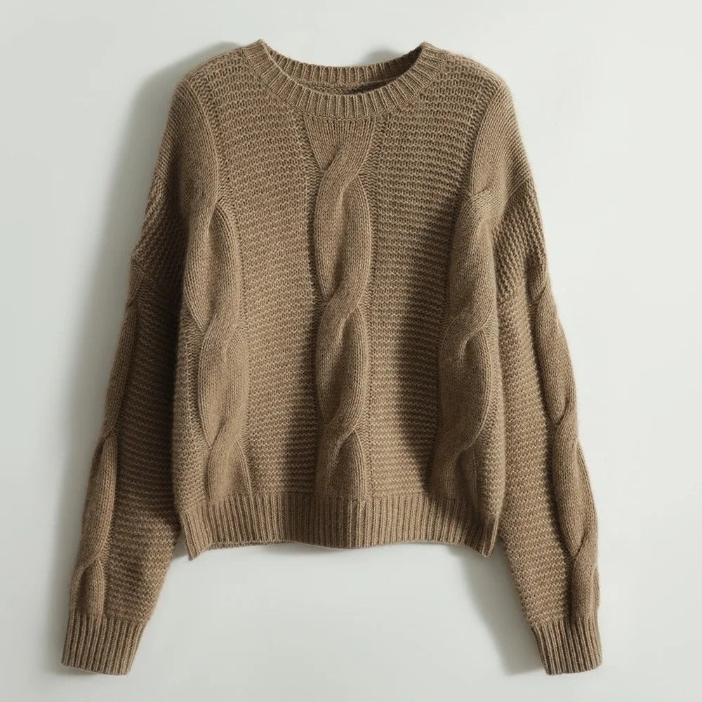 Women's Cotton Crewneck Sweater