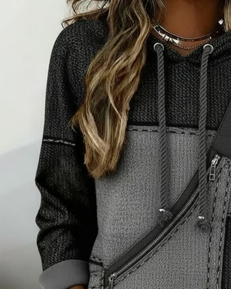 Women's Cozy Colorblock Hoodie