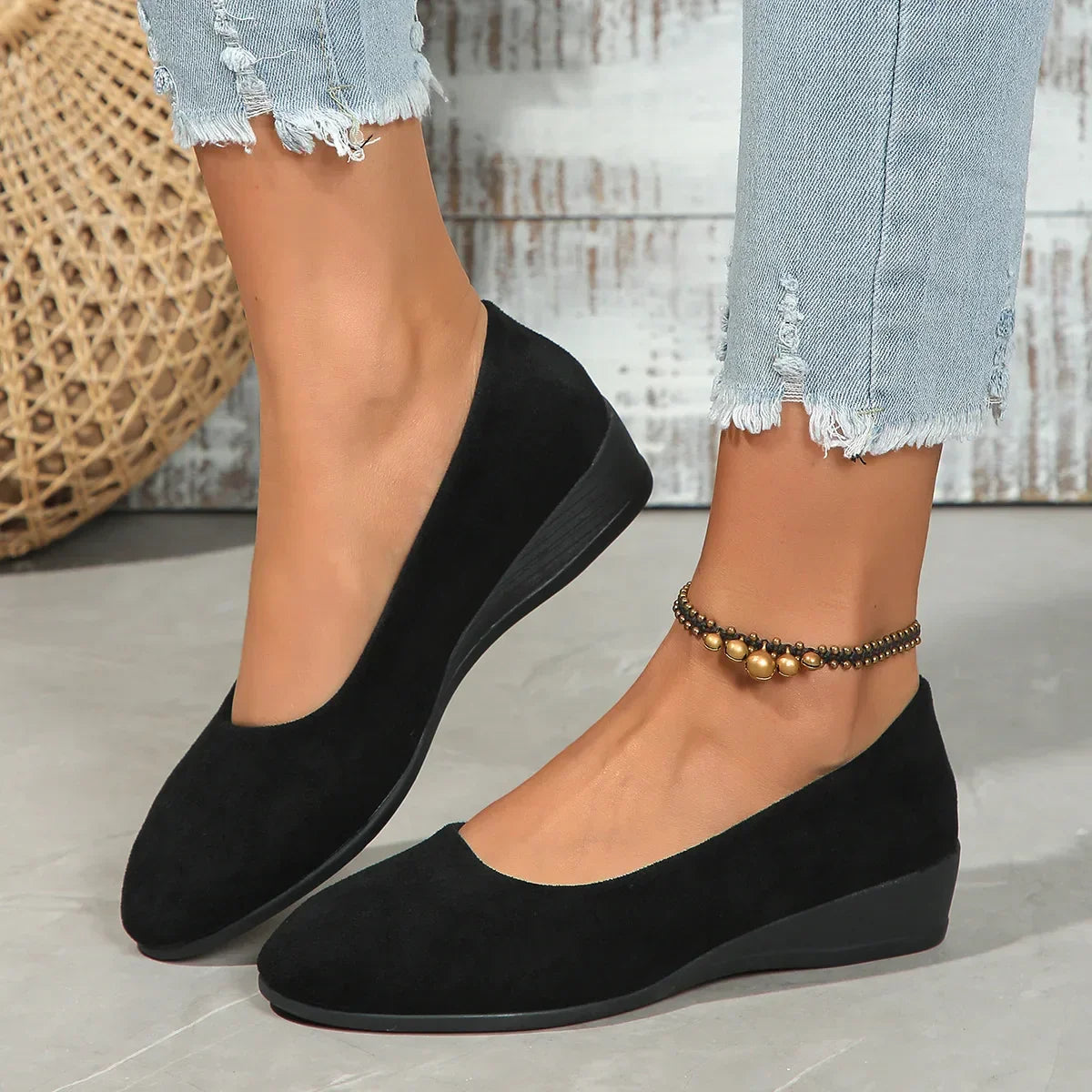 Women's Elegant Lightweight Non-Slip Wedge Shoes