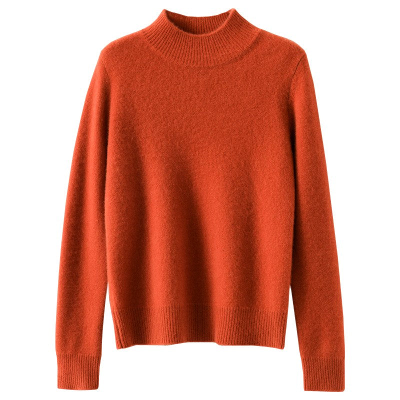 Women's Half-Turtleneck Long Sleeve Sweater