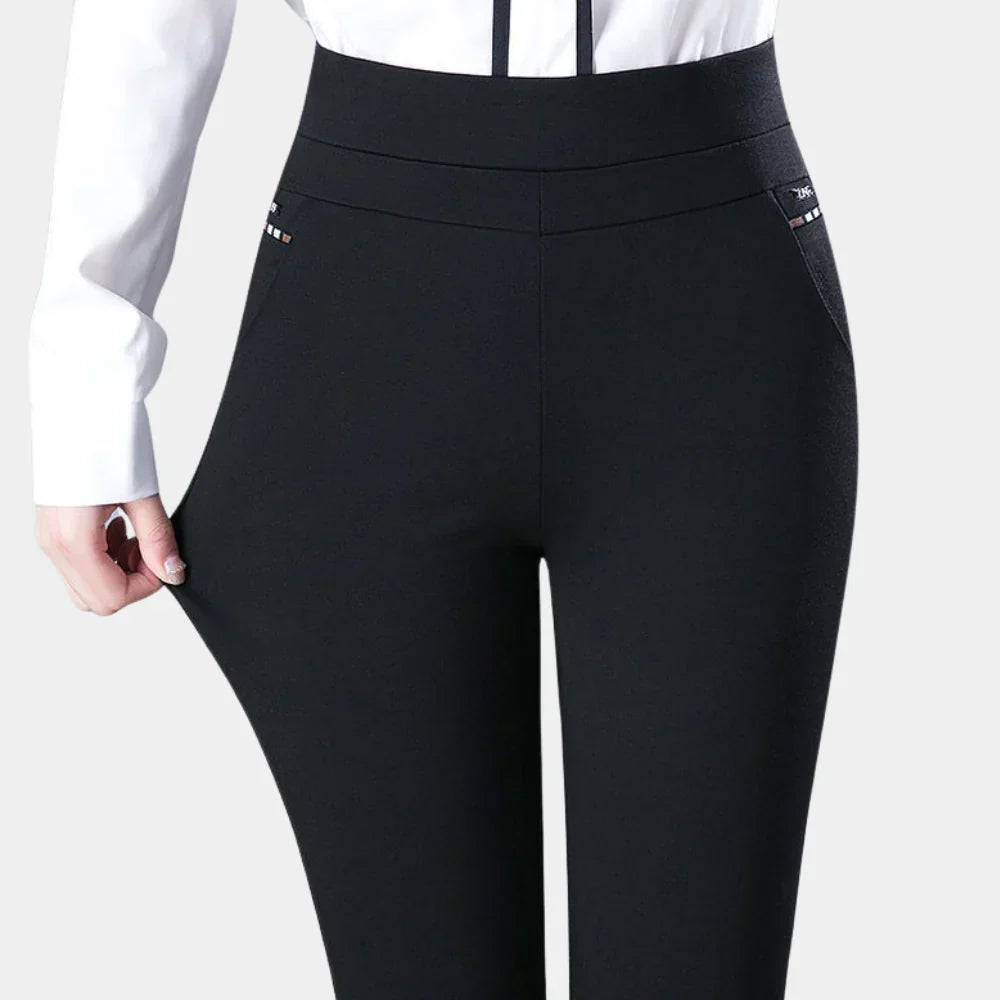 Women's High Waist Stretch Knit Leggings