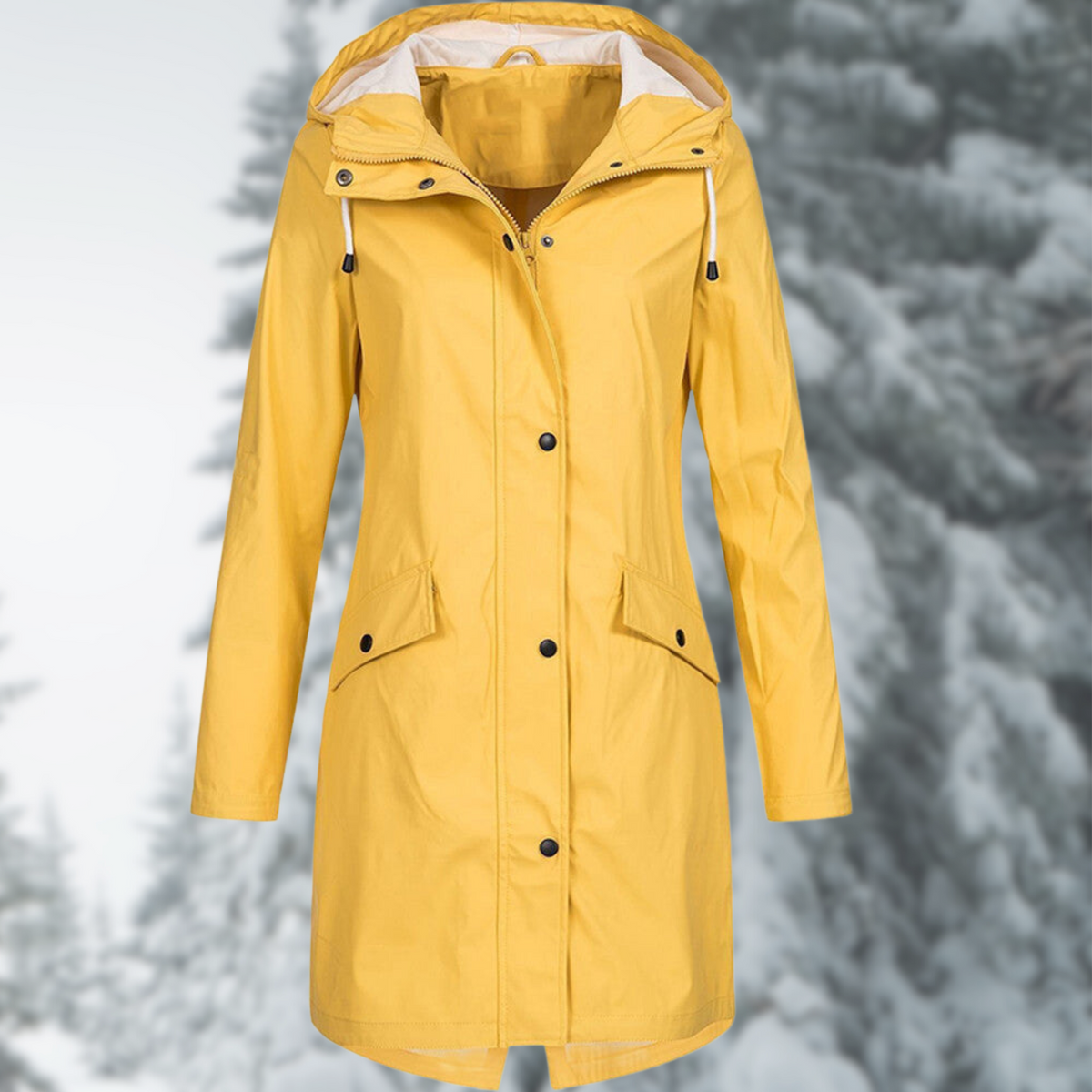 Women's Hooded Waterproof Raincoat