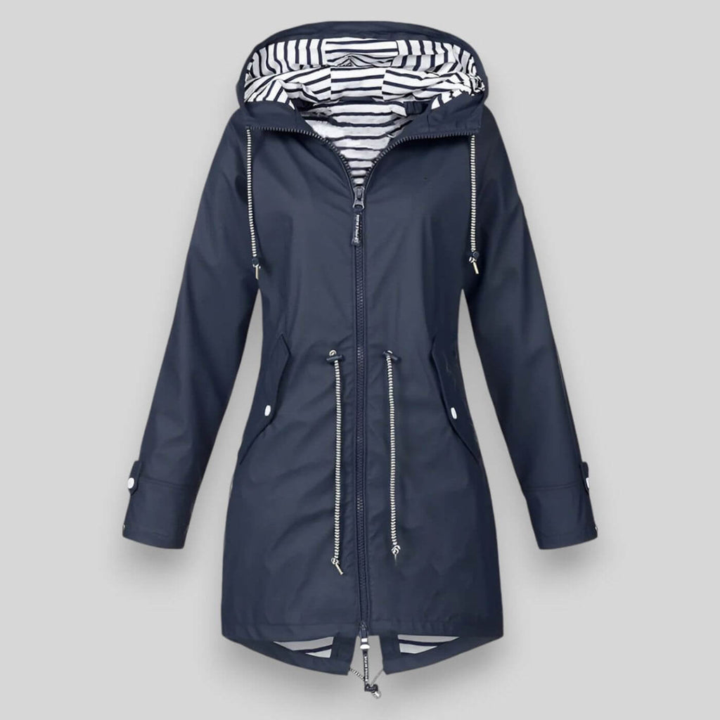 Women's Hooded Zip-Up Coat