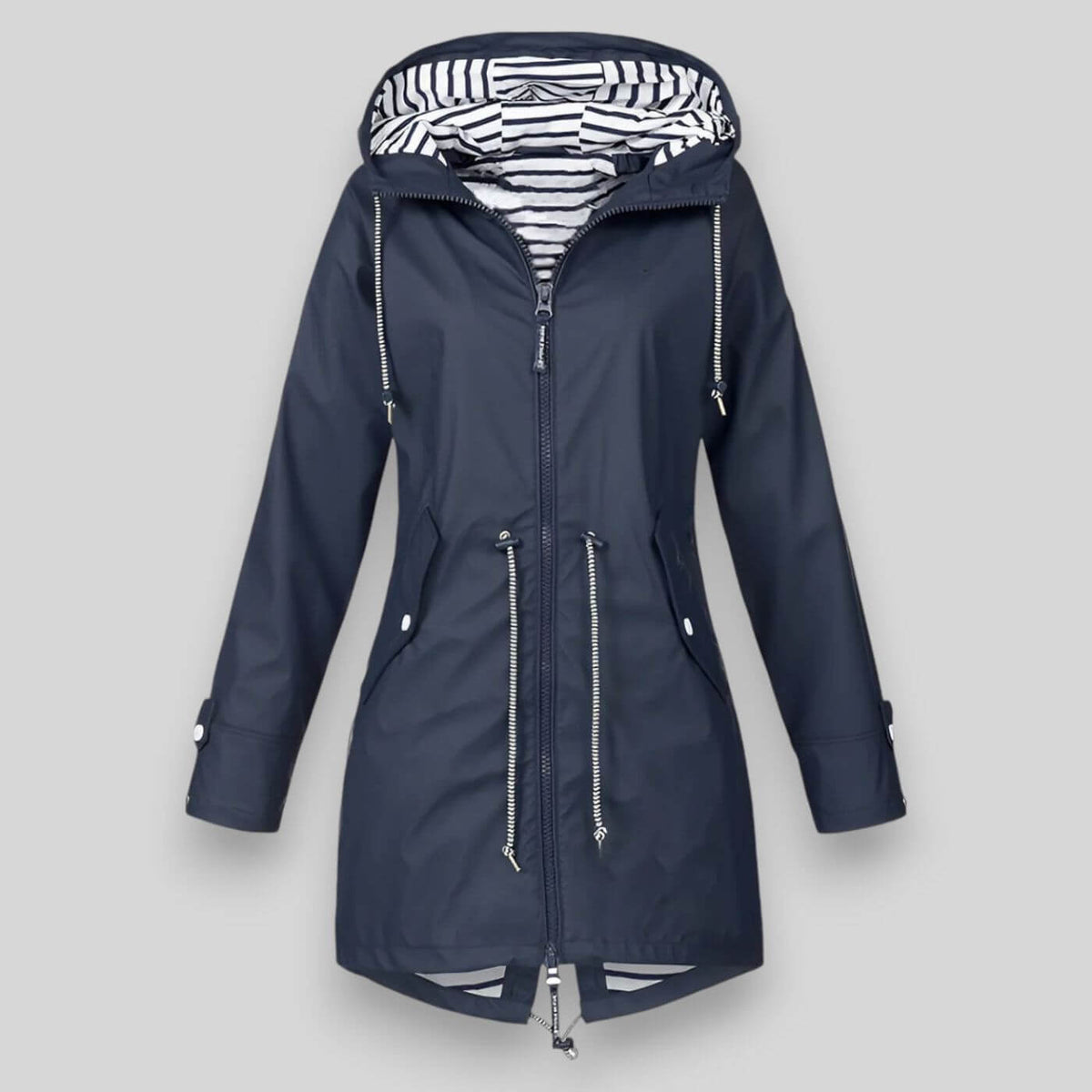 Women's Hooded Zip-Up Coat