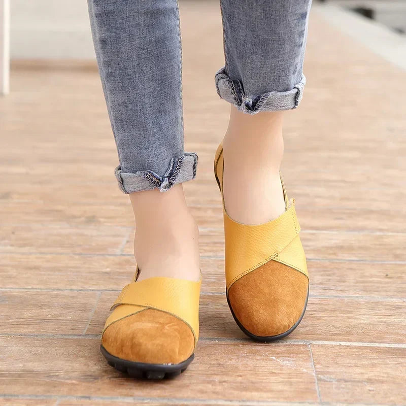 Women's Premium Leather Orthopedic Loafers - Comfy & Supportive