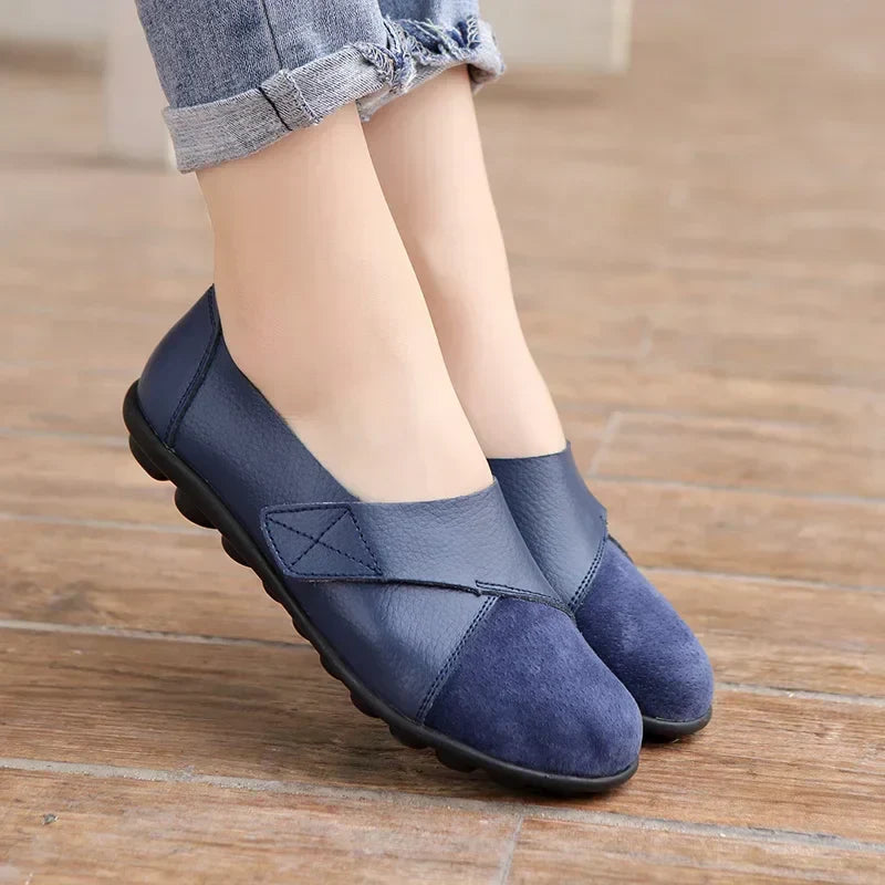 Women's Premium Leather Orthopedic Loafers - Comfy & Supportive