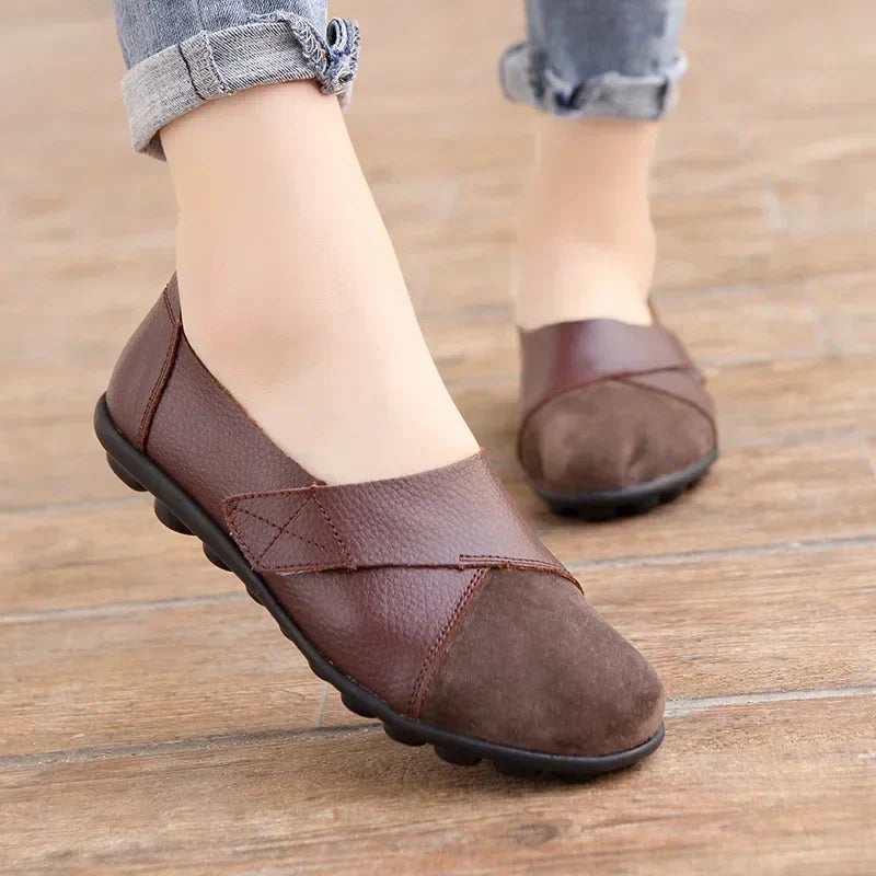 Women's Premium Leather Orthopedic Loafers - Comfy & Supportive