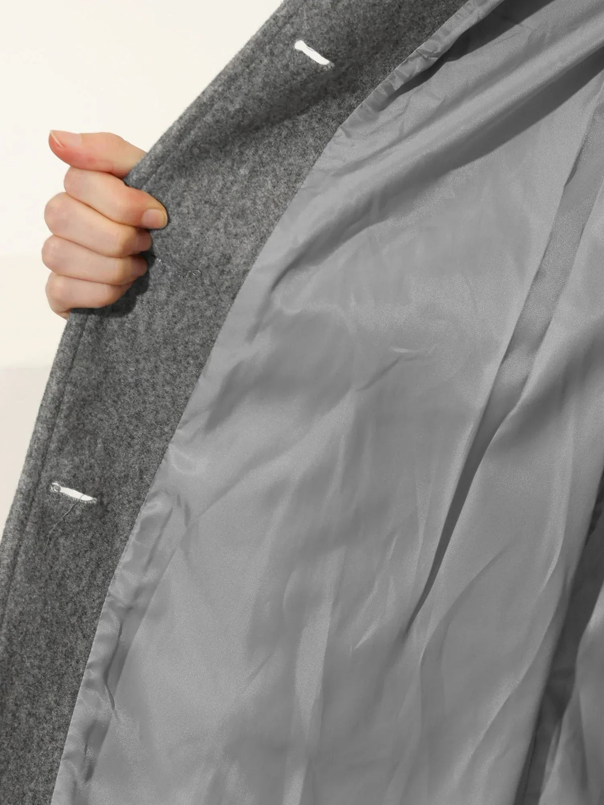 Women's Stylish Winter Coat | Single-Breasted Lapel Design