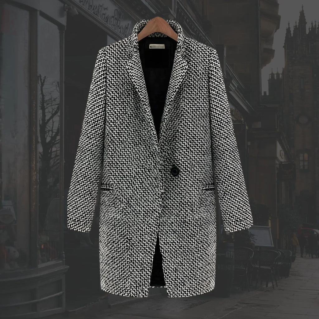Women's Tailored Button Front Winter Coat