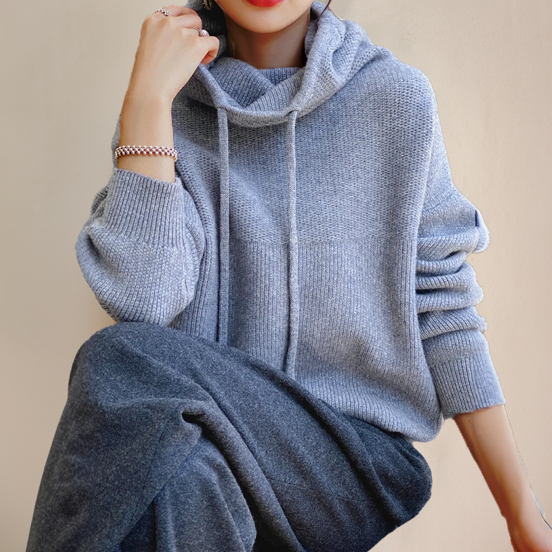 Women's Turtleneck Wool Knit Sweater