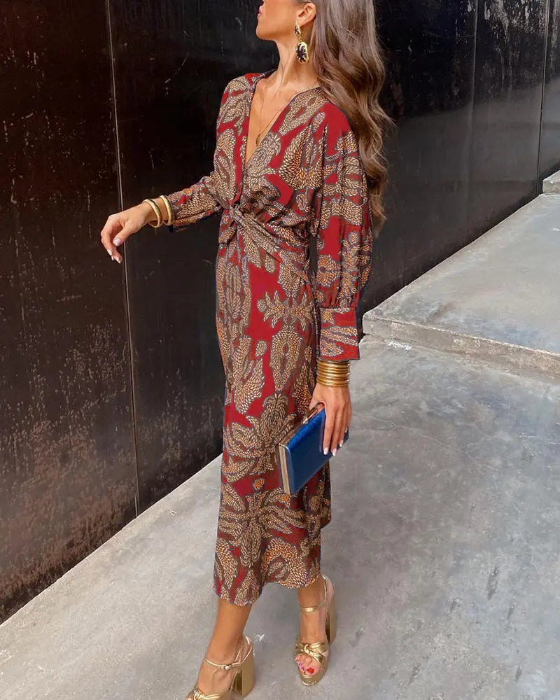 Women's  Wrap Dress – Effortless Style & Comfort