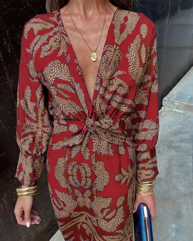 Women's  Wrap Dress – Effortless Style & Comfort
