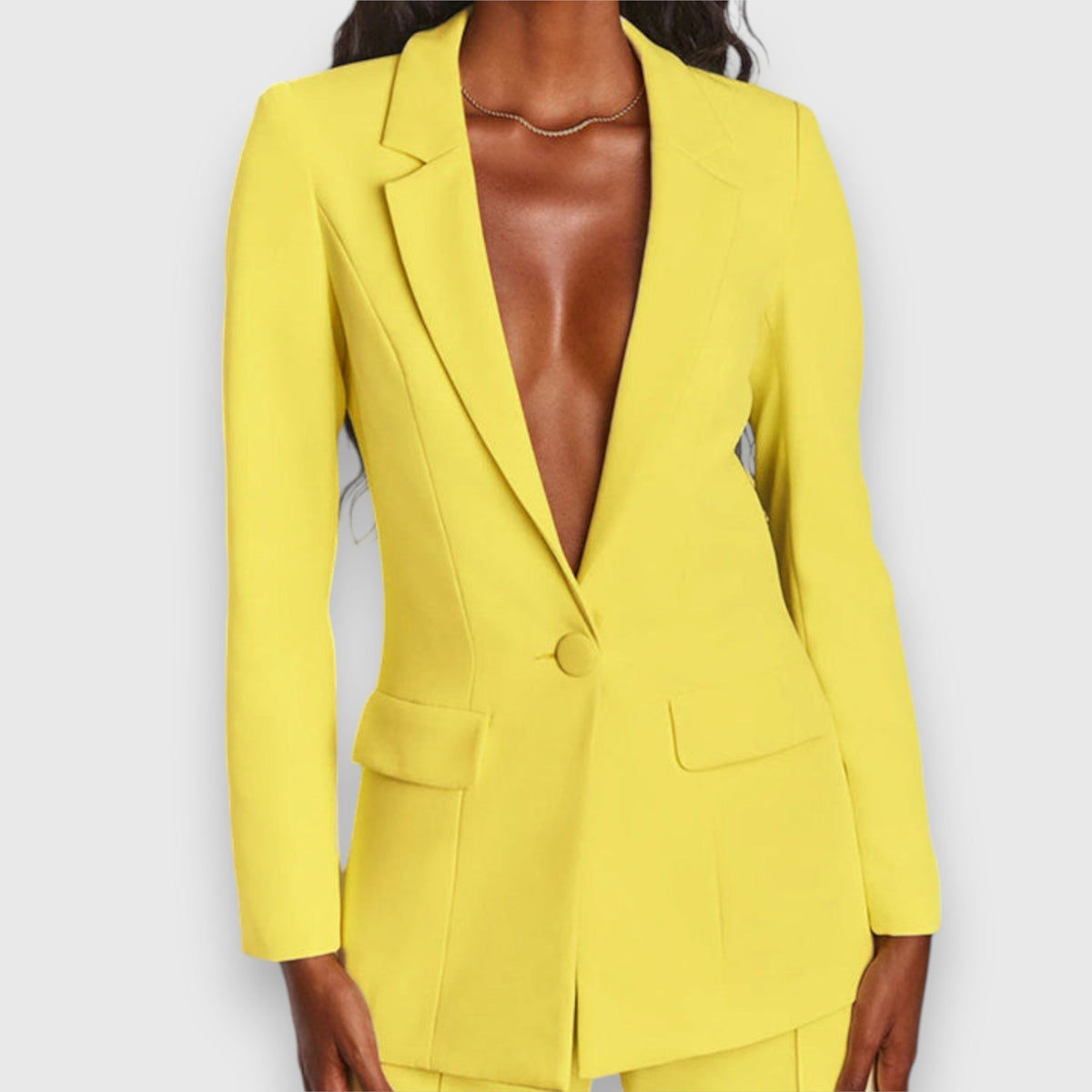 Women's Tailored Blazer and Wide-Leg Trouser Set