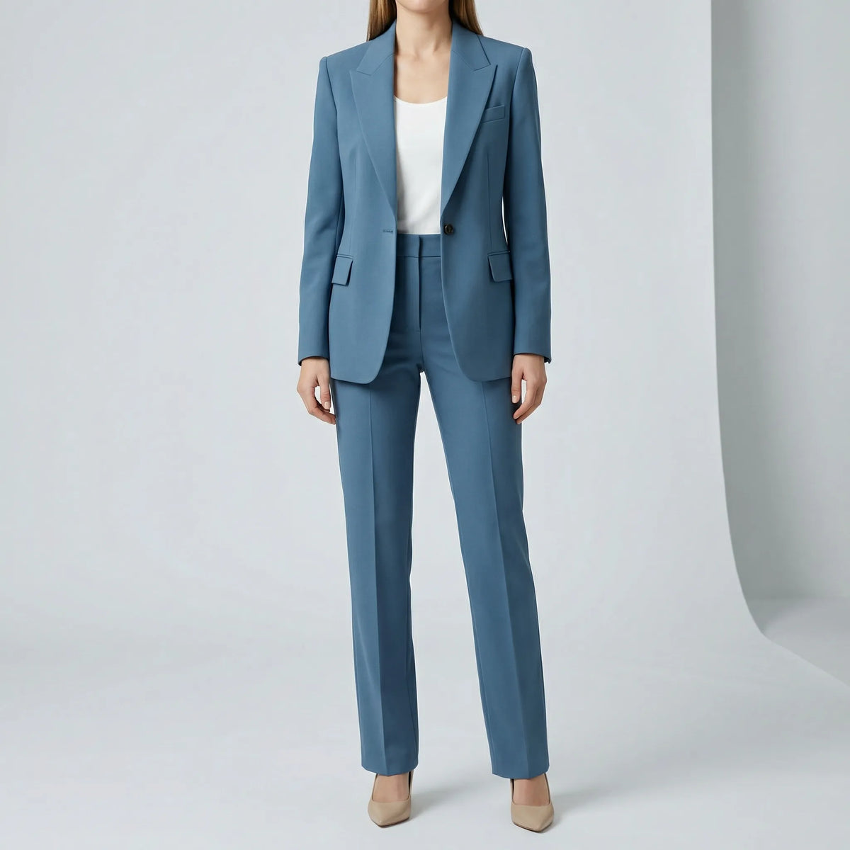 Women's Tailored Blazer and Trouser Set Regular Fit