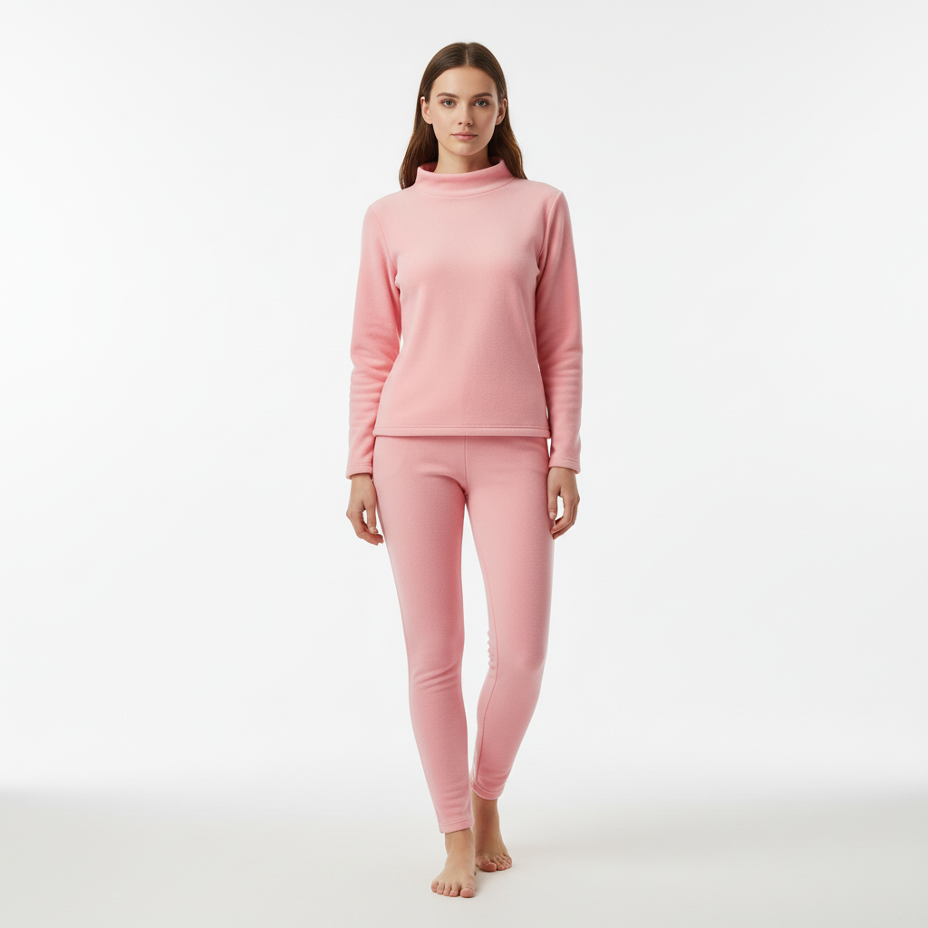 Women's Turtleneck Sweatshirt and Joggers Lounge Set