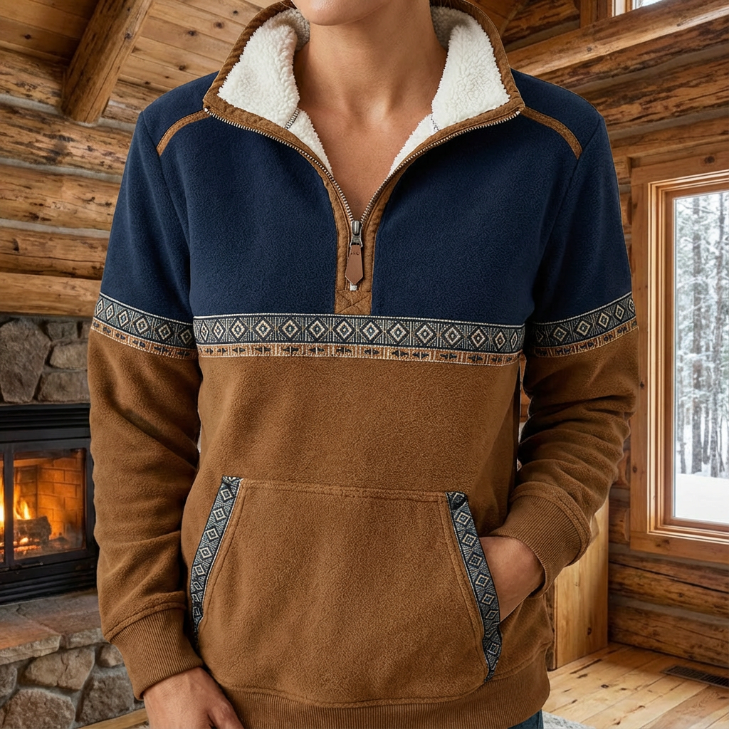 ROSA – COSY HALF ZIP