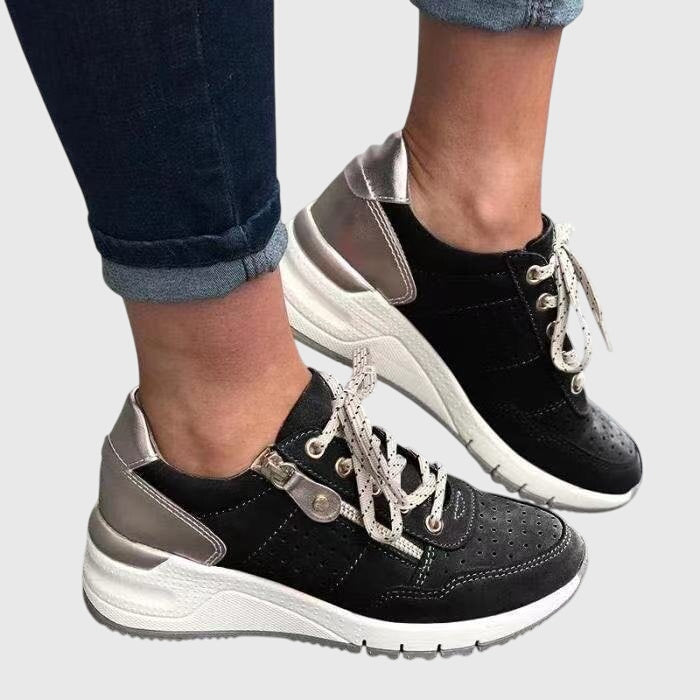 Women's Orthopedic Sneakers with Cushioned Lining and Non-Slip Sole