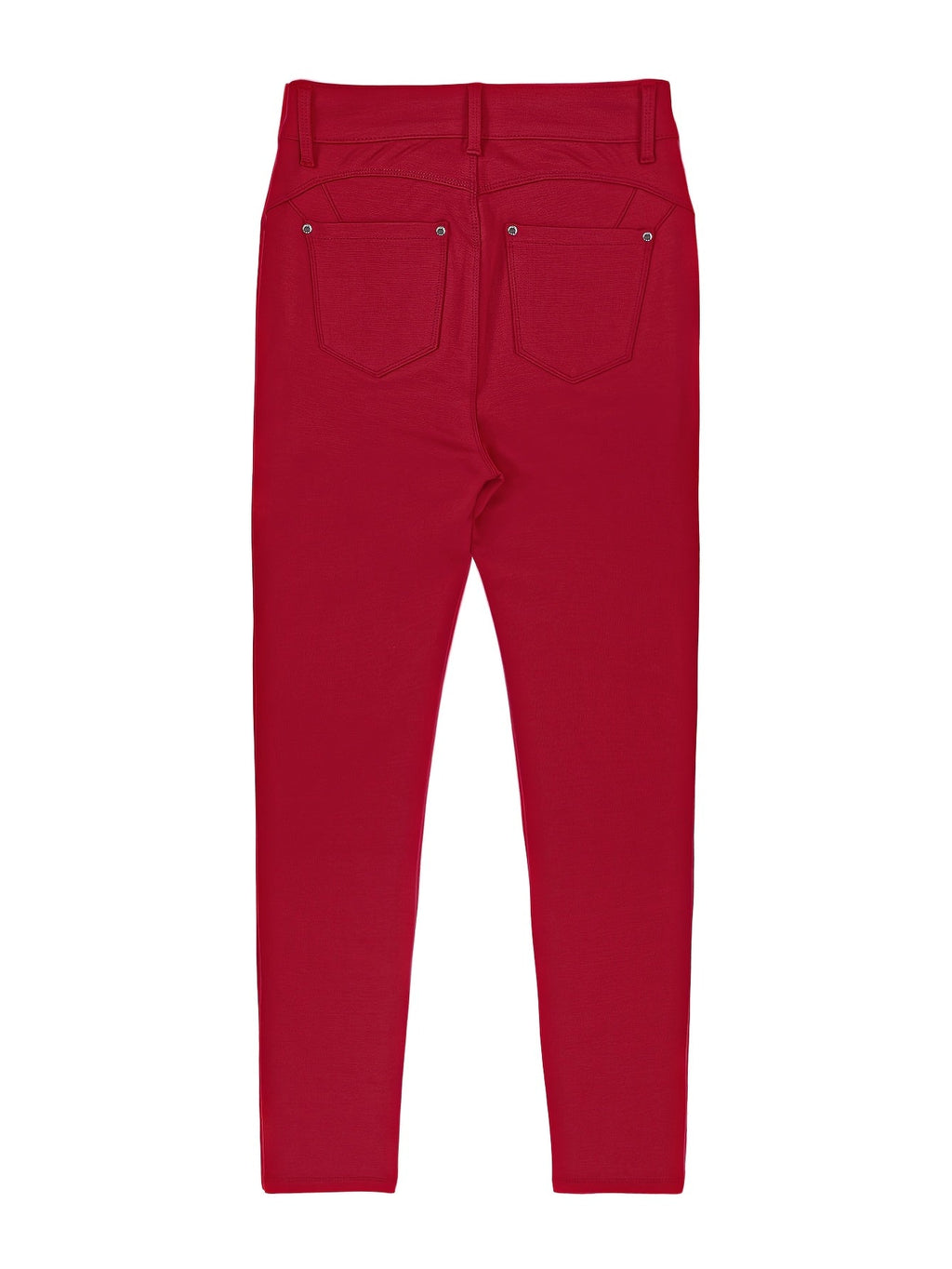 Women's High-Waist Skinny Jeans with Five-Pocket Design