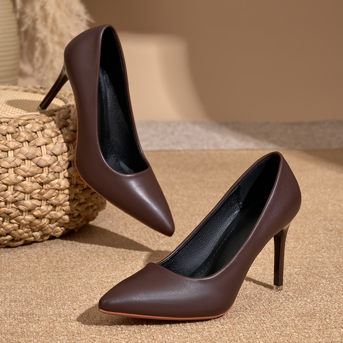 Women's High Heels with Pointed Toe and Stiletto Heel