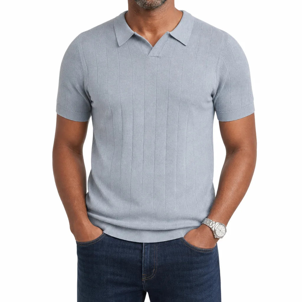 Alaric | Men's Knit Polo Shirt
