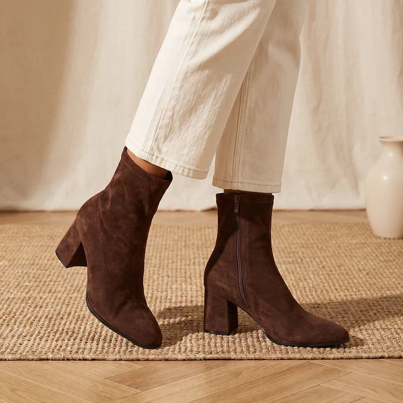 Verena Suede Ankle Boots