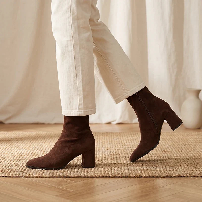 Verena Suede Ankle Boots